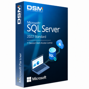 Microsoft SQL Server 2022 Standard – 1 Device Client Access License (Device CAL)